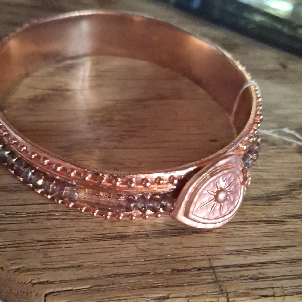 Elegant Copper Bangle Bracelet